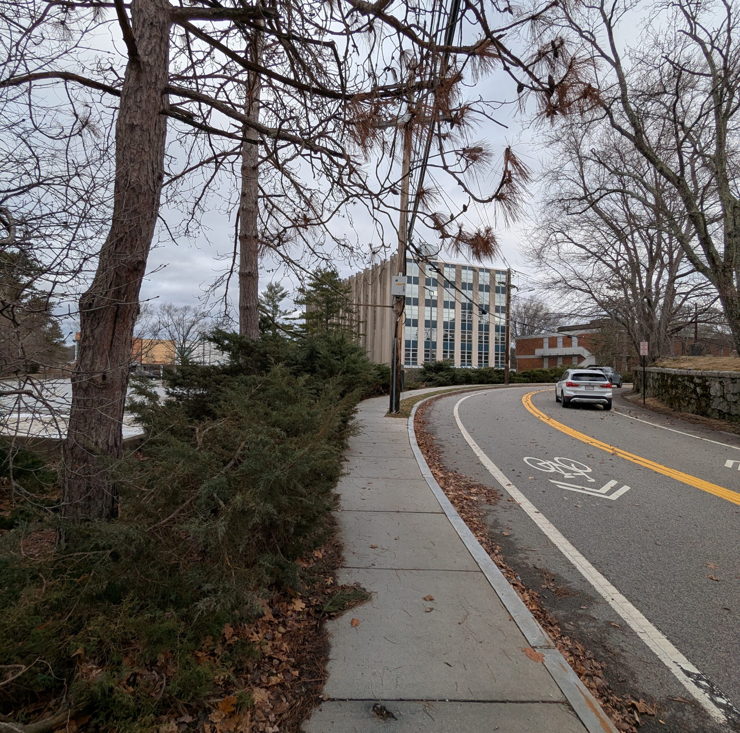 Before view of existing office park