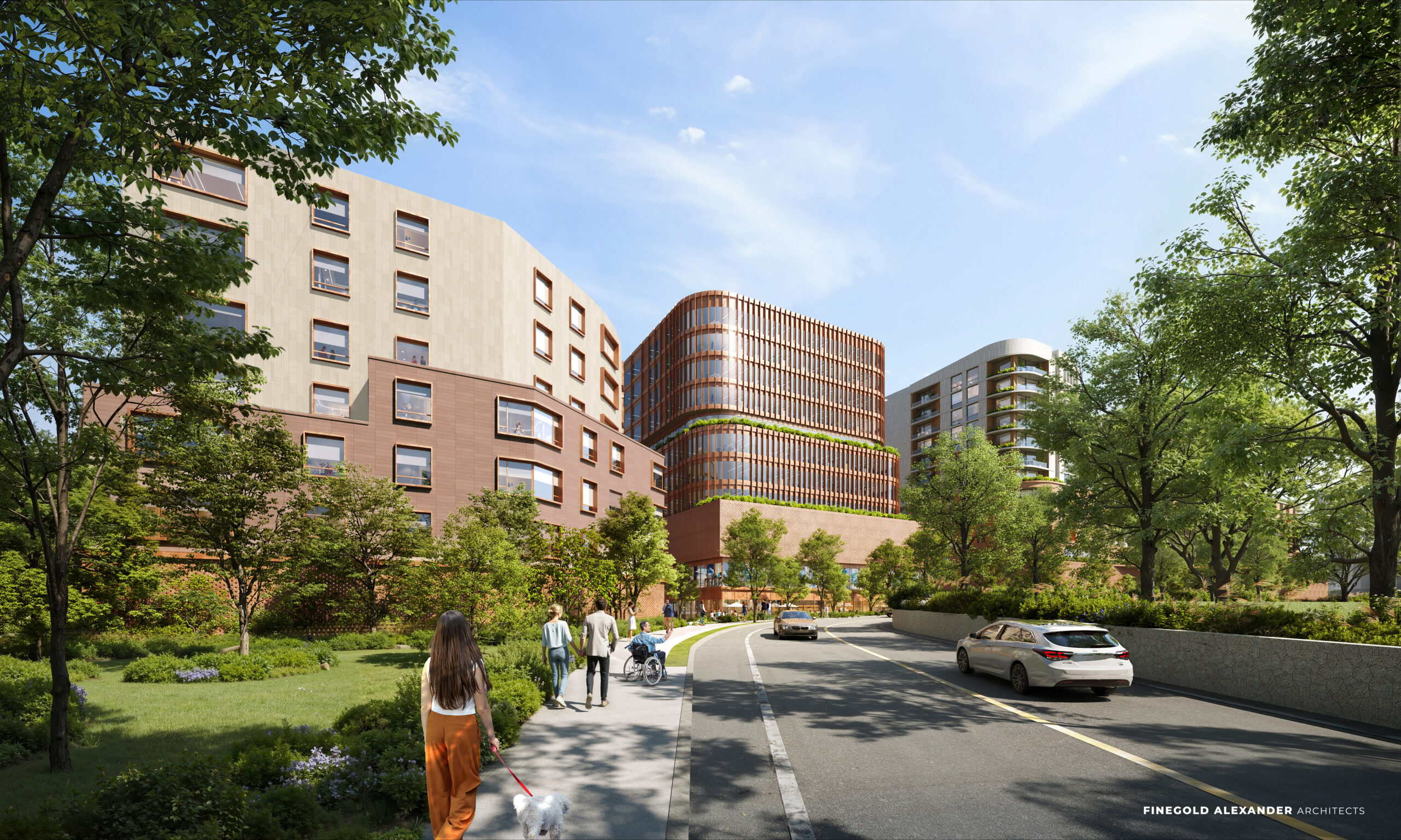After rendering of Meridian Chestnut Hill