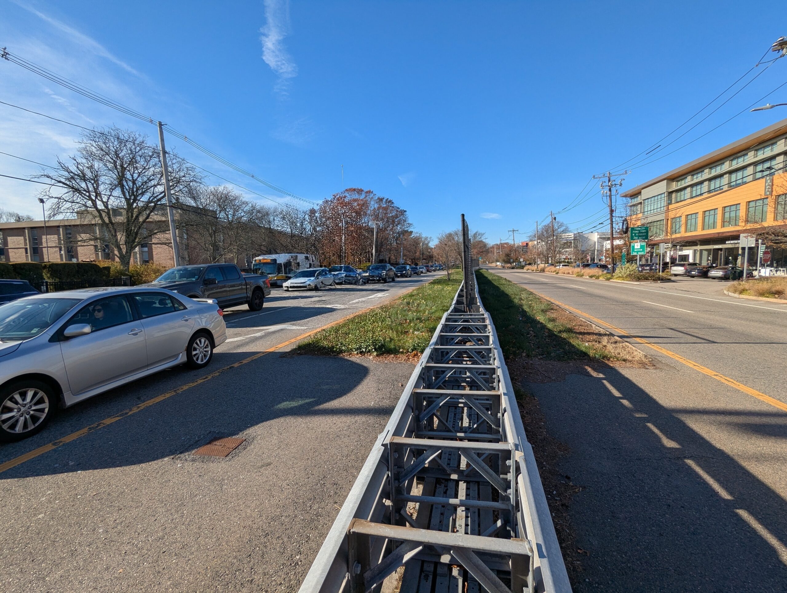 Existing Route 9 corridor view
